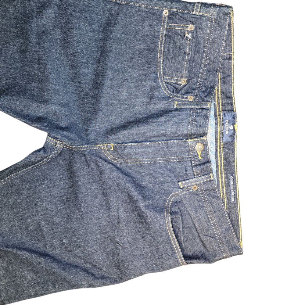 3 Pairs Of Daniel Cremieux Relaxed Fit Blue Jeans Dark Denim, Black & Stone Wash - Picture 11 of 16